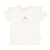 Witte t-shirt met bloemetjes - Short sleeve t-shirt white